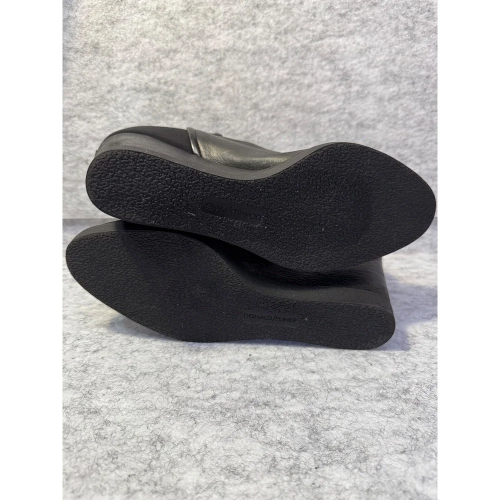 Donald Pilner Wedge Size 10 Black Winter Dress City Snow festival
